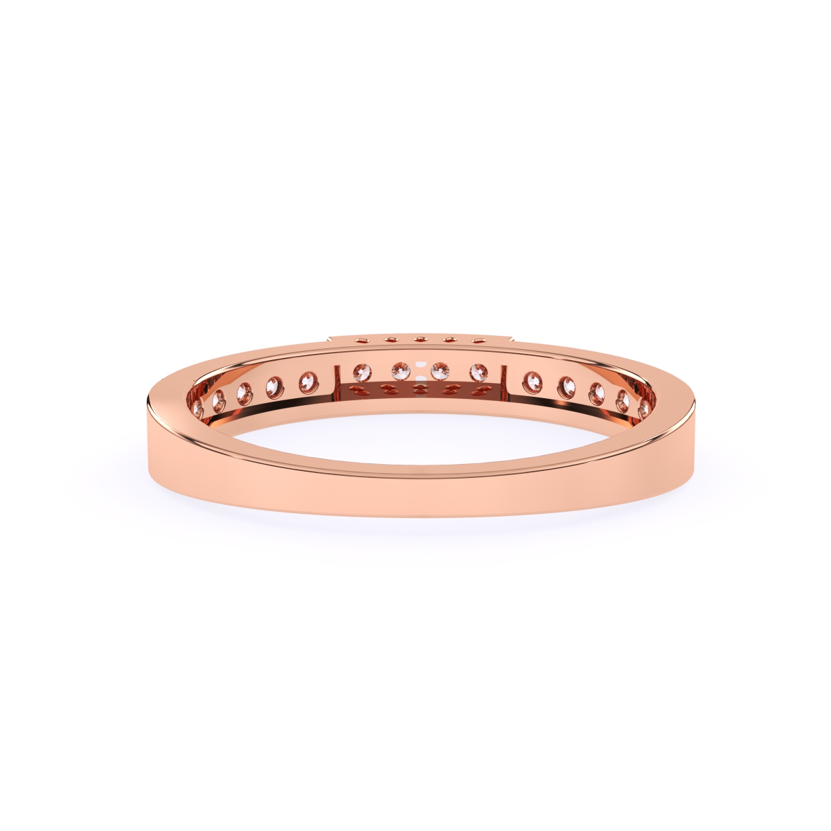 Luxurious Round Diamond Wedding Band
